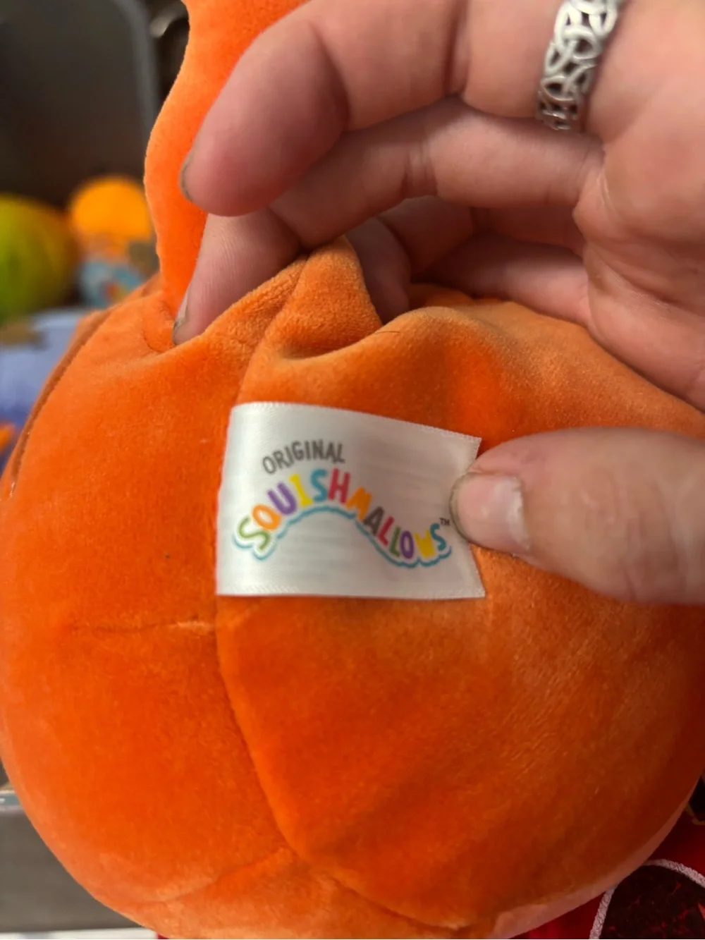 Squishmallows Elson Orange Eel Plush, Small 6-14 in Washable w/ Hang Tag 3+